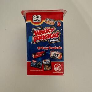 New/Sealed Official Wacky Packages Minis 3D Puny Products from Series 3